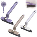 360° Rotating Crevice Cleaning Brush – Long Handle for Tile, Bathroom & Hard-to-Reach Areas