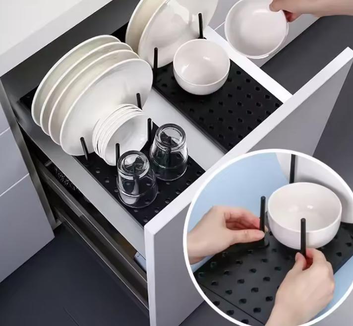Dish Drying Rack & Kitchen Drawer Organizer | Xorvessa