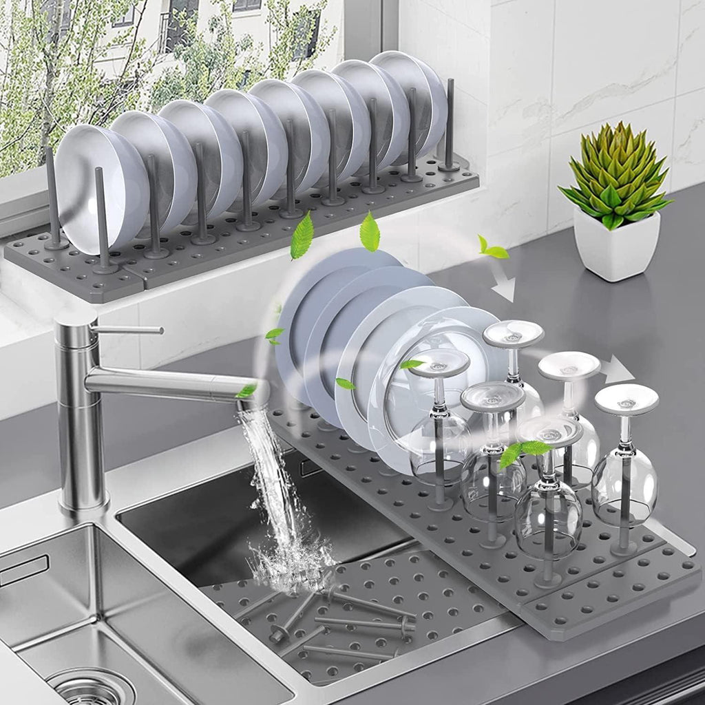 Dish Drying Rack & Kitchen Drawer Organizer | Xorvessa