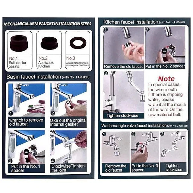2 Mode Kitchen Tap Extender