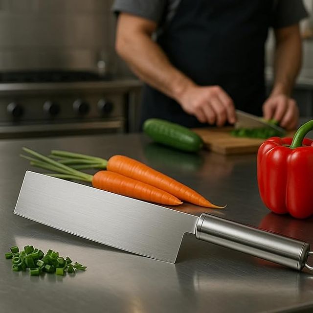 Knife for Kitchen Use 1 Pc – Stainless Steel Vegetable Cleaver Knife